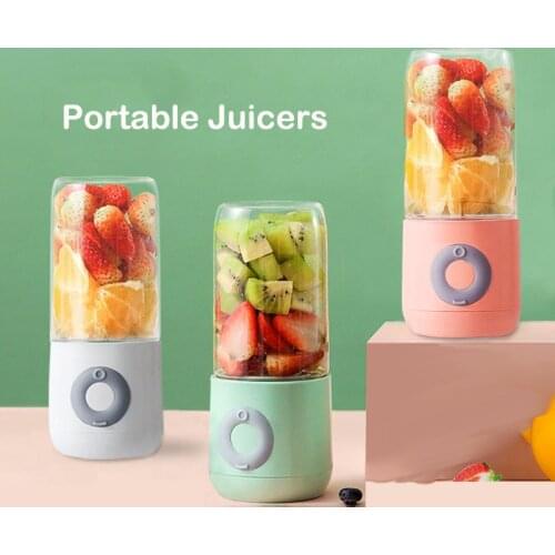 6 Cutter Mini Portable Juicers USB Electric Mixer Fruit Handheld Smoothie Blender Food Milkshake Processor Orange Extractor