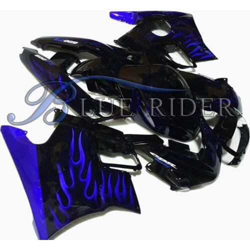 Motorcycle Sport Fairing for HONDA 1991-1994 CBR600 F2 Black Blue Ride Body Sport Fairings CBR 600 F2 91 92 93 94 aftermarket