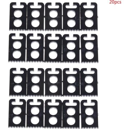 20Pcs No Need Tie Flat Shoelaces Lazy Shoe Laces Anchors Fit All Shoelace No-tie shoelace Convenient Tieless Lace Flat Anchor