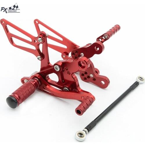 CNC Adjustable Motorcycle Footrest Rear Set Rearset Foot Peg For Honda CBR900RR CBR 900 RR 893cc SC28 CBR919RR SC33 CBR 400 RR