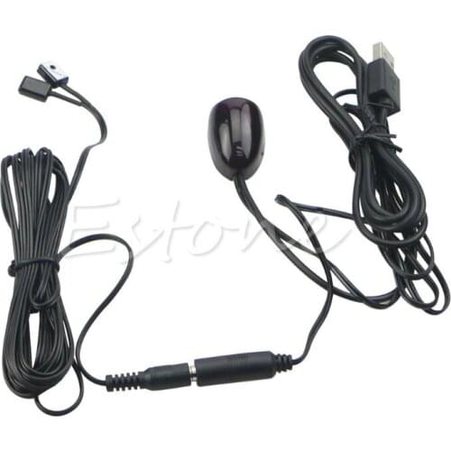 Hidden IR Repeater 1 Receiver 2 Emitters Infrared Remote Control Kit USB power