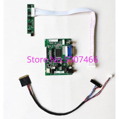 Fit LTN156AT24-L01/P01/P02/T01/T02/W01 LCD panel LED 15.6" 2AV VGA 1366*768 40-Pin LVDS display control drive card DIY kit