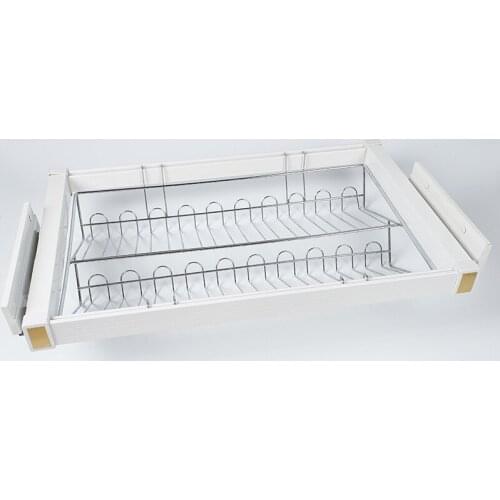 Telescopic sliding shoe rack, metal shoe holder, damping buffer, adjustable storage shoe rack, wardrobe accessories