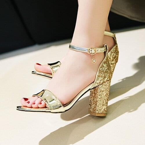 IPPEUM Womens Luxury Shoes Summer Pumps Ankle Strap Gladiator Sandals High Heel Shoes Women High Heels Sandal Lady Pump Shoes