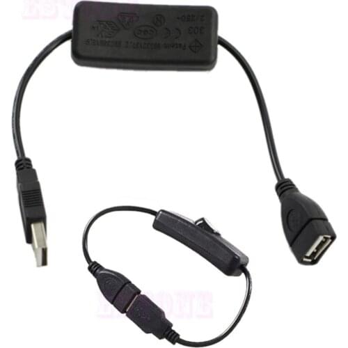 USB Cable With ON/OFF Switch Toggle Power Control For Raspberry Pi #RW1209