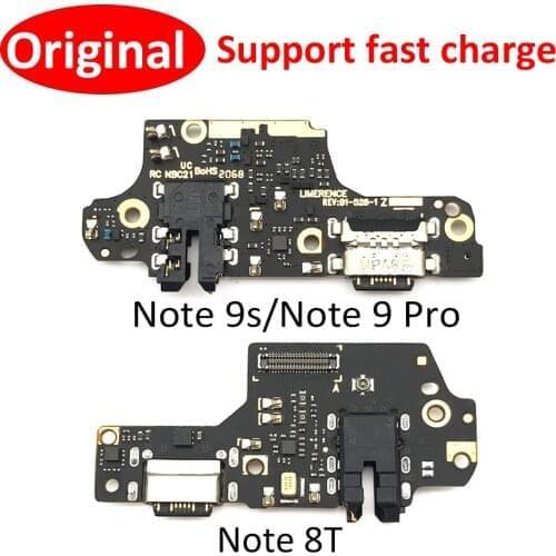 For Redmi Note 9 Pro USB Charging Port Jack Dock Plug Connector Charge Board Flex Cable With Microphone For Redmi 9 Note 9 9S 8T