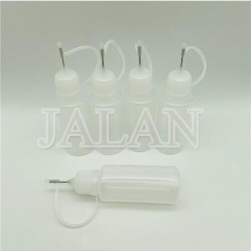 10pcs 10ml Plastic needle bottle For Rosin Solder Flux Paste Dispenser Alcohol Liquid Bottle Workshop Mobile Phone Repair Tool