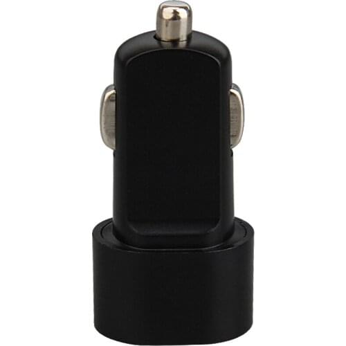 200pcs/lot Flat Style Frosted Texture 2 Dual USB Car Charger Adapter Black Fast Charging Charger for IPhone Samsung Wholesales