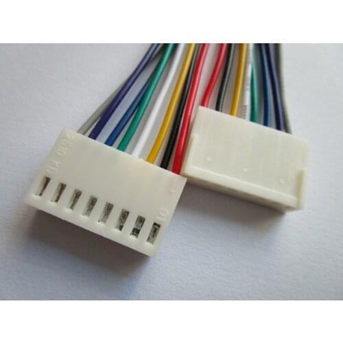 500 pcs 2510 2.54mm Pitch 8 Pin Female Connector with 26AWG 300mm(12") Leads Cable