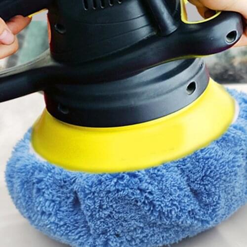 3 Inches 8 Pieces Car Polishing Fluff Pad Tool Cleaning Beauty Waxing Microfiber High Tenacity Automobile Exterior Repair Part