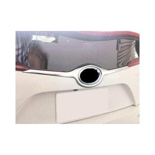 ABS Rear Door Trunk Lid Cover Trim 1pcs for Toyota Prius Prime / PHV 2017 - 2018