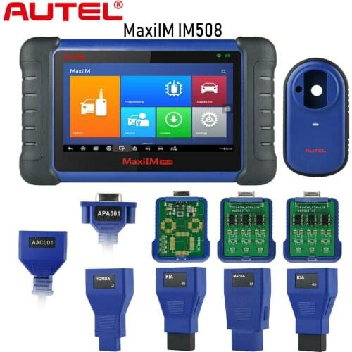 Autel IM508 Automotive Key Programming Scan Tool+XP200 Key Programmer, Car Diagnostic Scanner with OE-Level All System Diagnosis