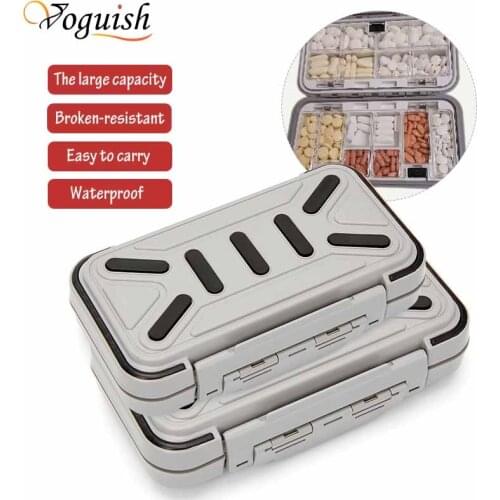 Bigger Travel Pill Case Home Medicine Storage Organizer Container Drug Tablet Dispenser Independent Lattice Pill Box Accessories