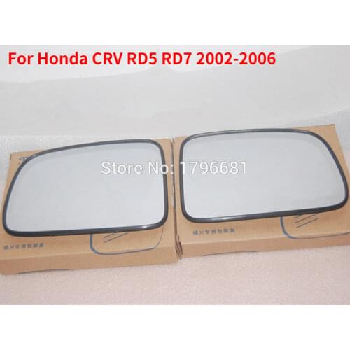 CAPQX 1Pair With Heated Rear View Mirror Glass FOR HONDA CRV RD5 RD7 2002 2003 2004 2005 2006 rearview mirror lens glass