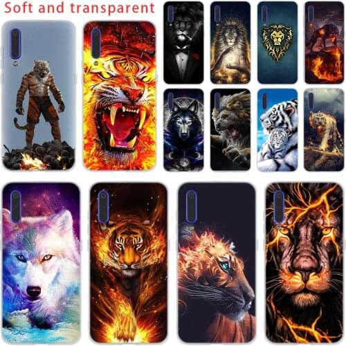 Classic lion tiger Wolf Soft Phone Case For Xiaomi Mi 11 Pro Ultra 10 9 8 SE 6X 5X A3 A1 A2 LITE cc9 Pro cc9e Cover