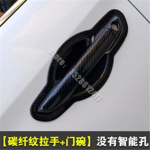 ABS Chrome Door Handle Bowl Door handle Protective covering Cover Trim For Hyundai Avante Elantra 2016 2017 2018