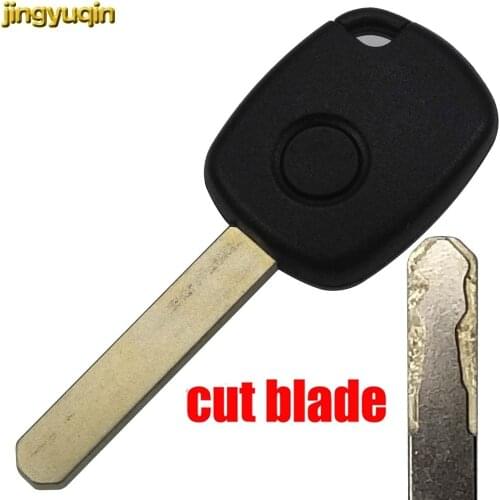 Jingyuqin Cut Blade 1 Buttons Remote Blank Car Key Blade For Honda Odyssey car accessories styling