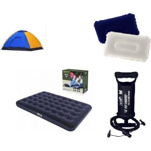 6 persons Camping Tent Inflatable Bed And Pillow Included