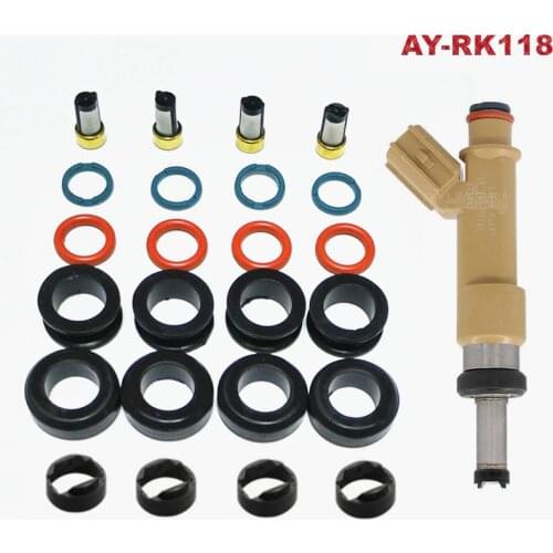 4sets fuel injector repair kit service kits For Toyota prius ZXW30 #23250-37010 (AY-RK118)