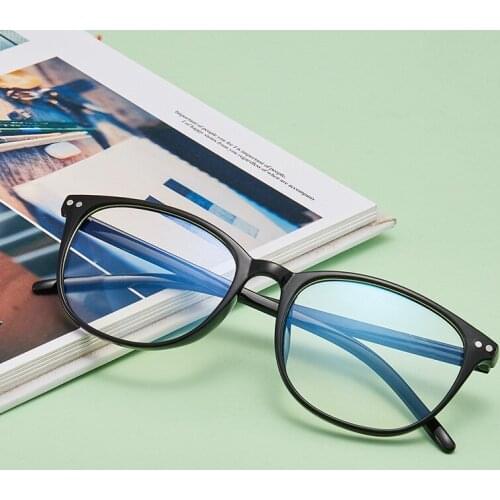 Anti Blue Light Computer Reading Glasses Women Men Round anti blue ray glasses women