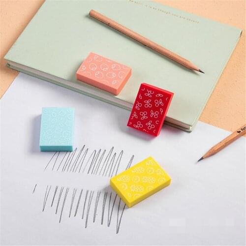 Cartoon Creative Eraser Without Debris Pencil Eraser Student Special Synthetic Rubber Office Erasers Stationery Art Kids Gift