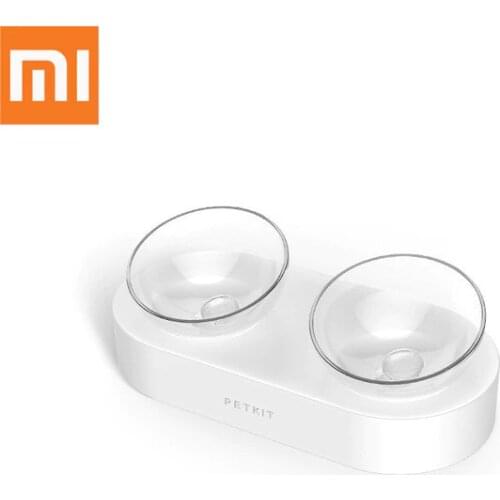 Original Xiaomi Youpin Pet Bowl Feeding Dishes Adjustable Double Feeder Bowls Water Cup Cat Bowls Drinking Bowl
