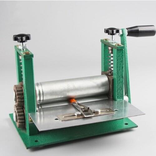 Hand Shake Rolling Machine Layering Manual Stripper Leather Brace Machine For Pressing And Drawing Printing Hot Flower Equipment