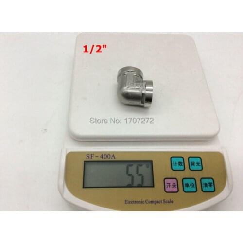 Free shipping G3/4" inner crew stainless steel coupling.pipe connector elbow. stainless steel elbow, stainless steel fitting