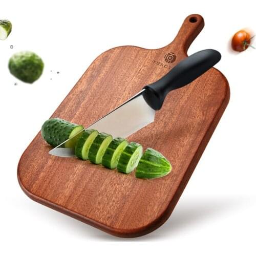 YUSOTAN wooden cutting boards for the kitchen available for sushi dessert bread serving plate retangular wooden chopping board