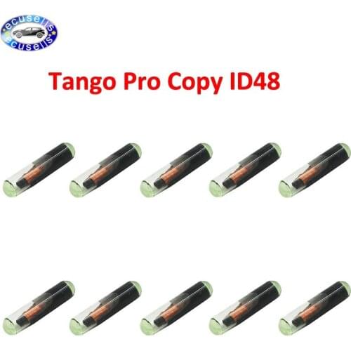 10 PCS, ID48 glass chip Auto Transponder Car Blank Key (After market)-Tango Pro Copy ID48 Chip
