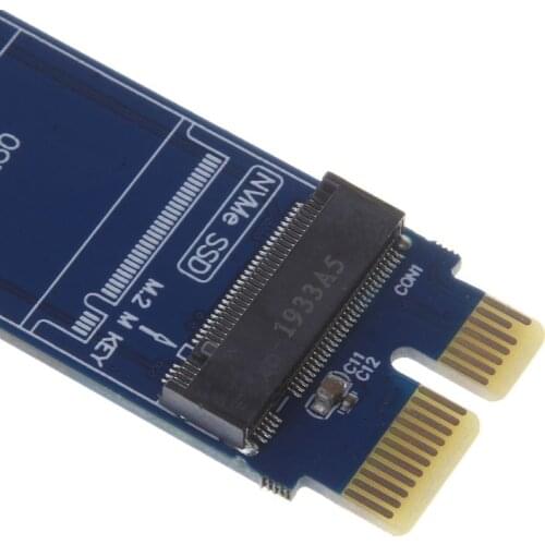 20CE PCIE to M2 Adapter NVMe SSD M2 PCIE X1 Raiser Supports 2230 2242 2260 2280 M.2