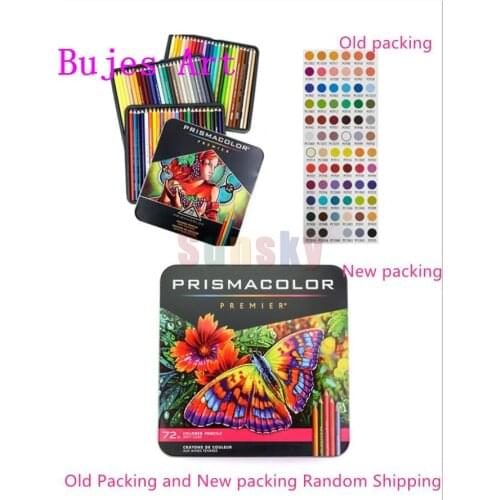 USA original Prismacolor Premier 72 color art drawing pencil oil pencil 4.0MM soft core pencil tin Sanford Prismacolor pencil