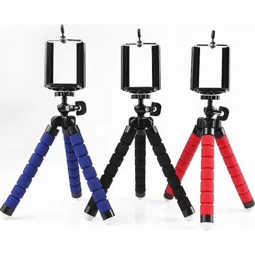 Car Phone Holder Mobile Phone Stand Flexible octopus Tripod Bracket Digital Camera Mini Portable Flexible Desktop Stent