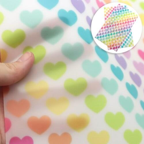 Valentines' Love 20*33cm Jelly Faux Synthetic Leather For Bow-knot bags Wallet Phone Cover Scrapbook DIY,1Yc14228