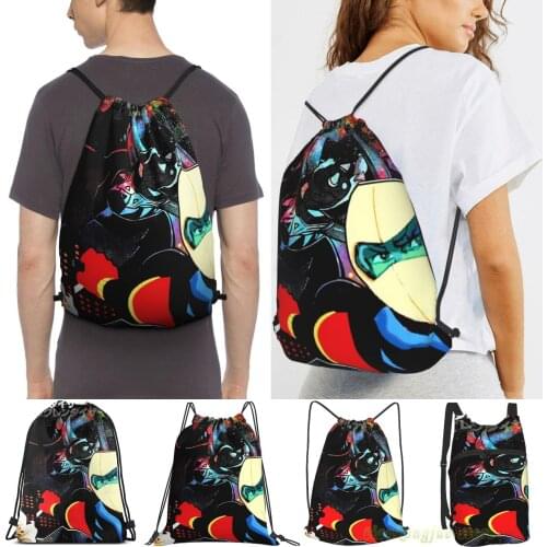 Goldorak Grendizer Ufo Robot Men Outdoor Travel Gym Bag Waterproof Drawstring Backpack Women Fitness Swimming Bag