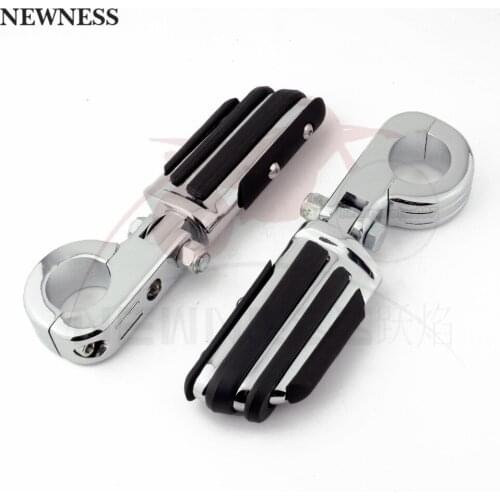 1-1/4" 1.5INCH Highway Foot Pegs Foot Rest Short Mount Crash Engine Guard For Harley Touring Electra Road Glide Sportster