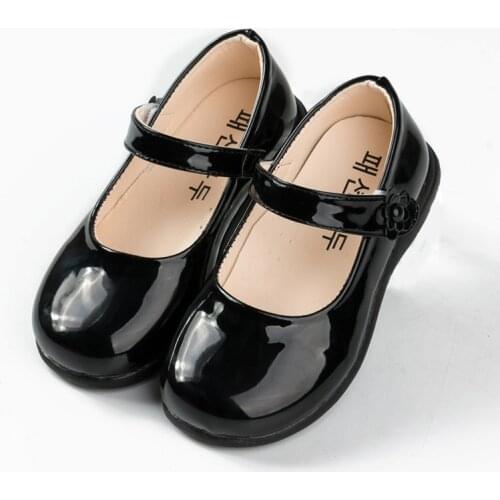 Spring Autumn Baby Girls Shoes For Kids Children School Black Leather Shoes For Student Dress Shoes Girls 4 5 6 7 8 9 10 11-16T