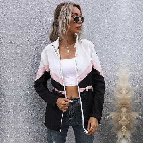 Spring Autumn Fashion women Bomber women Jacket coat Casual Pocket Zipper Outwear Loose Plus Size Windbreaker Famale