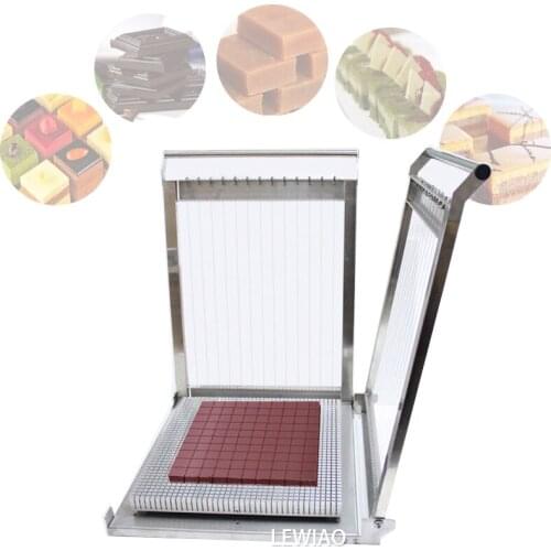 Stainless Steel Double Arm Manual Chocolate Cutter Cheese Cake Guitar Dicing Machine Chocolate Cutting Machine