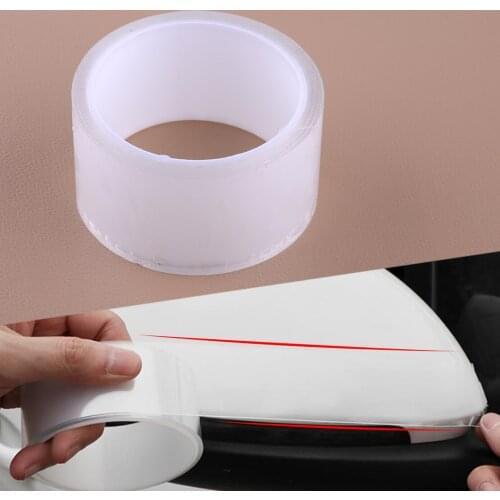 Invisible Car Door Plate Body Bumper Sill Scuff Scratchproof Protector Cover Anti Scratch Strip Tape Sticker Protective