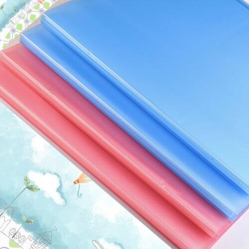 4k Drawing Paper Painting File Document Folder 20/30 Pages Paper Holder Organizer Display Book Office Stationery