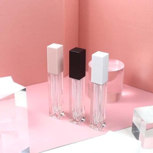 6ml Empty Lipstick Tube Clear Lip Gross DIY Cosmetic Container Mirror surface
