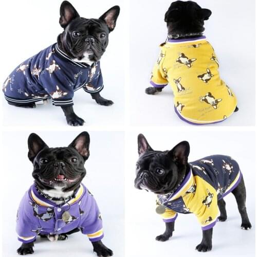 Luxury Winter Dog Jacket Puppy Dog Clothes Pet Outfits Dog Denim Coat Cotton Costume Chihuahua Poodle Bichon Pet Clothing