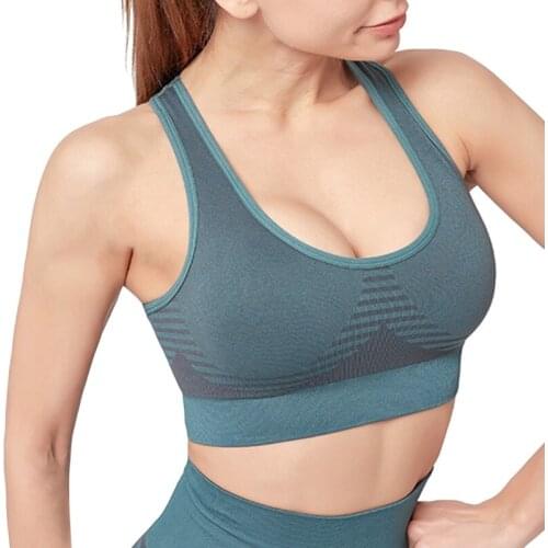 Sexy Women Sports Push Up Bra Womens Underwear Shockproof Running Bra Fitness Bratte