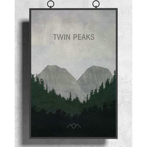 H356 Silk Poster Home Decoration Twin Peaks Kyle MacLachlan Love Thriller TV Show Wall Art Christmas Gift