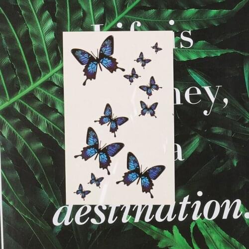 1Pcs Fashion Women 3D Butterfly Temporary Tattoo Sticker Body Leg Arm Art Tatoo Decor Waterproof Tatoo Sticker