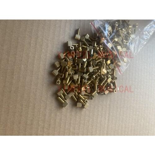 100PCS Eyelet Shank Standard Thread repair bow screw 4/4 3/4 1/2 1/4 1/8 for violin bow,viola bow,cello bow,bass bow