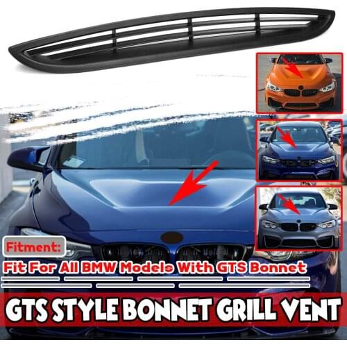 ABS 2pcs GTS Style Car Bonnet Grill Hood Vent Cover Air Outlet For BMW E90 E91 E92 E93 F10 F22 G20 G30 F30 F80 F82 F83 M3 M4 M5