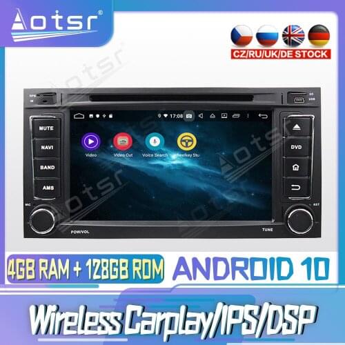 Android 10 PX6 128G For Volkswagen MULTIVAN 2008 2012 DVD GPS Navigation Auto Radio Stereo Video Multimedia Player HeadUnit 2din