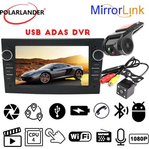Car Radio 2 Din 7-inch Android 9.1 1G +16G Navigation Gps 2.5D IPS Double USB 4G Wifi Bluetooth 1024 * 600 for Opel ( No DVD)